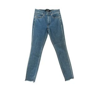 Express Sexy Bling High Rise Rhinestone Studded Ankle‎ Leggings Jeans Sz 4